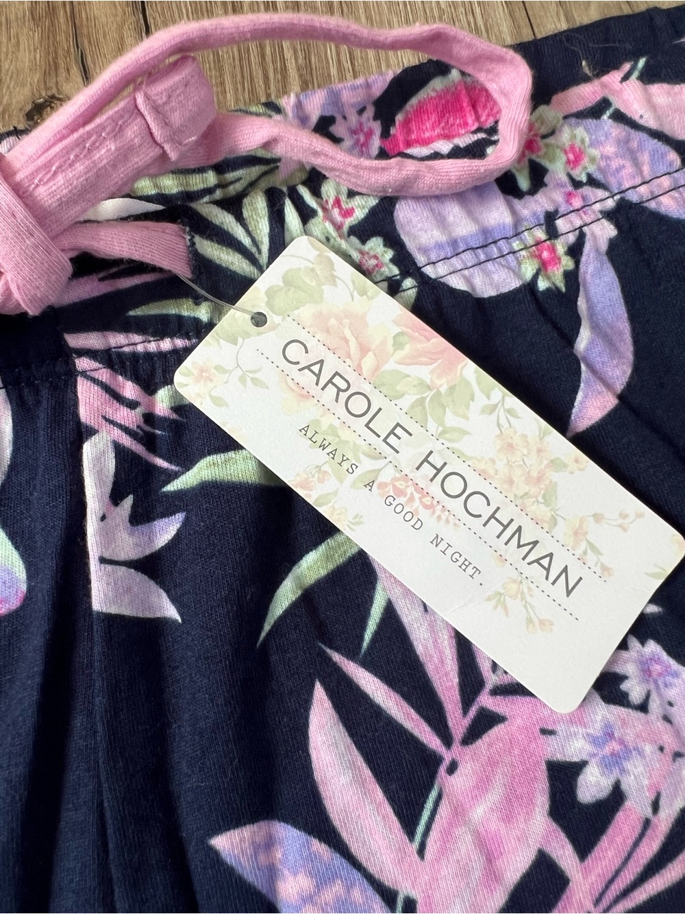 NEW Carole Hochman Floral Pajama Capris 100% Cotton PJs Size XXL NWT - Picture 3 of 9